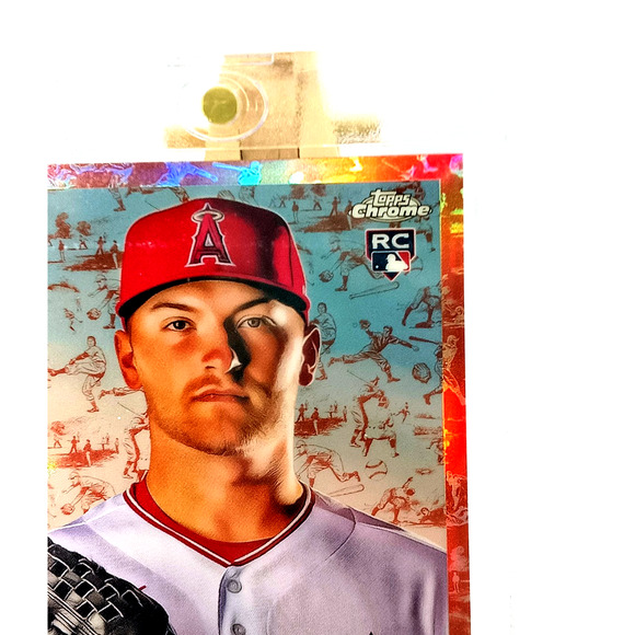 Rose Gold Toile 65/75 Reid Detmers Pitcher Rookie Card #104 Topps Chrome 2022 - Picture 6 of 14